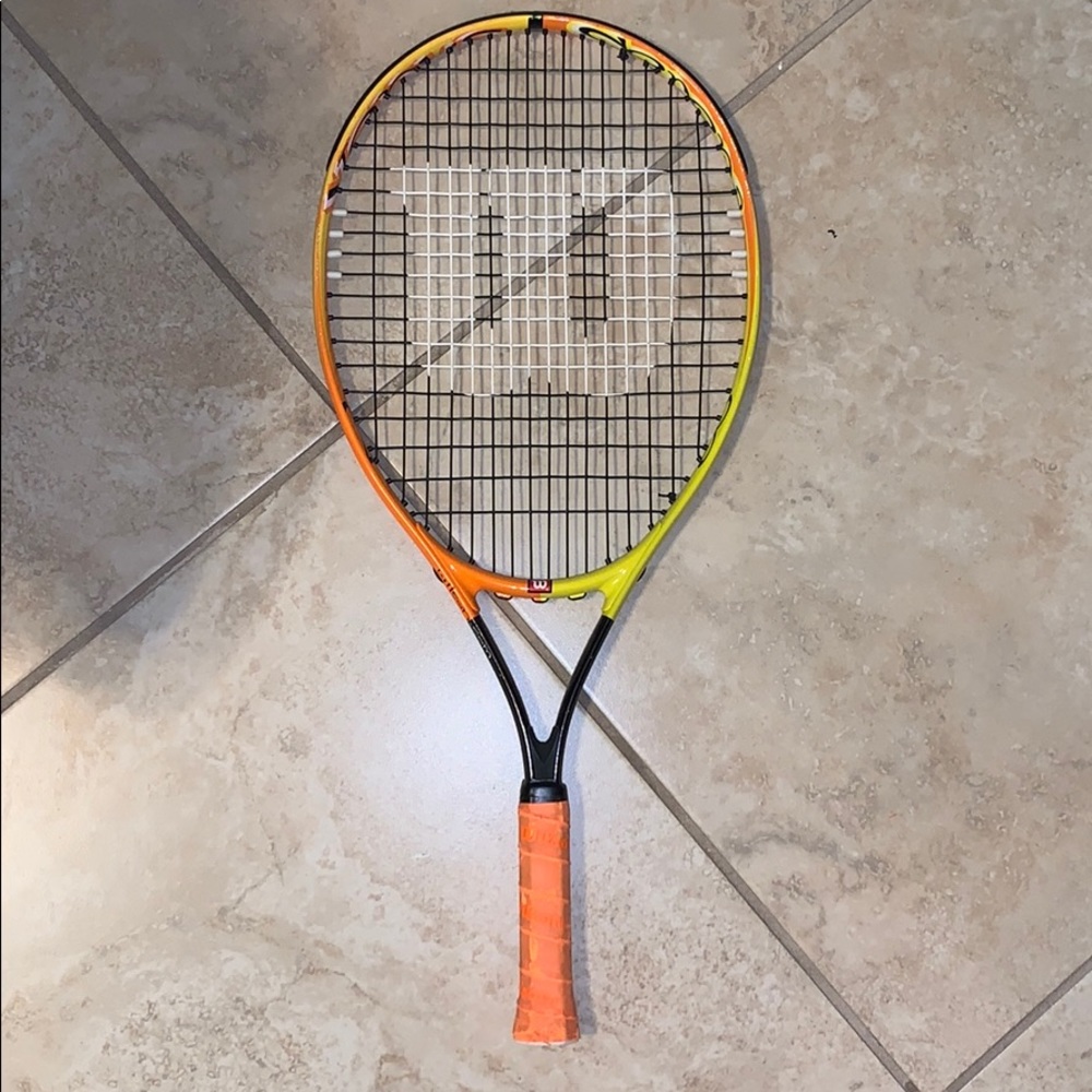 Wilson Serena & Venus orange &yellow tennis racket